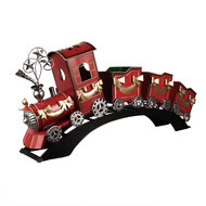 Clayre &amp; Eef   | Decoratie Trein Rood 108x18x44 cm | 5Y1303