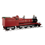 Clayre &amp; Eef   | Decoratie Trein Rood 86x18x27 cm | 5Y1304