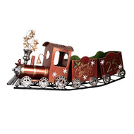 Clayre &amp; Eef   | Decoratie Trein Rood 79x15x37 cm | 5Y1308