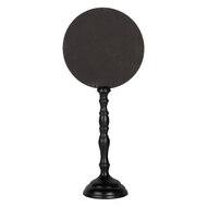 Clayre & Eef | Decoratie Staande Spiegel Zwart 17x10x39 cm | 62S316