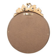 Clayre &amp; Eef   | Wandspiegel Goudkleurig 18x3x22 cm | 62S337