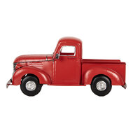 Clayre &amp; Eef   | Decoratie vrachtauto Rood 45x22x21 cm | 6Y5812