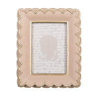 Clayre &amp; Eef   | Fotolijst Roze Goudkleurig 10x2x13 cm / 6x9 cm | 2F1311