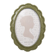 Clayre &amp; Eef   | Fotolijst Groen 13x2x18 cm / 10x15 cm | 2F1315