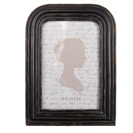 Clayre &amp; Eef   | Fotolijst Zwart Bruin 15x2x20 cm / 10x15 cm | 2F1336