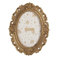 Clayre & Eef | Fotolijst Goudkleurig 16x2x21 cm / 10x15 cm | 2F1348S