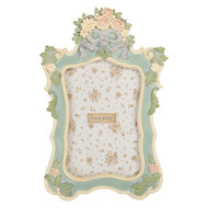 Clayre & Eef | Fotolijst Groen Beige 16x2x23 cm / 10x15 cm | 2F1362S