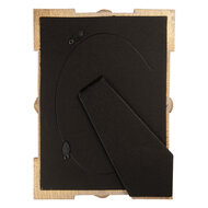 Clayre & Eef | Fotolijst Blauw Goudkleurig 15x2x21 cm / 10x15 cm | 2F1365S
