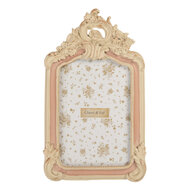 Clayre & Eef | Fotolijst Beige Roze 13x2x23 cm / 10x15 cm | 2F1367S