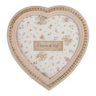Clayre & Eef | Fotolijst Roze Goudkleurig 15x2x16 cm / 13x13 cm | 2F1369
