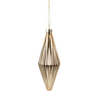 Clayre &amp; Eef   | Kerstbal Goudkleurig &oslash; 5x15 cm | 6GL5114