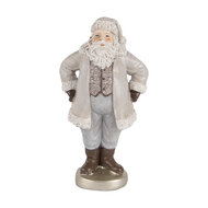 Clayre &amp; Eef   | Kerstdecoratie Kerstman Grijs 8x6x15 cm | 6PR5520