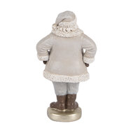 Clayre &amp; Eef   | Kerstdecoratie Kerstman Grijs 8x6x15 cm | 6PR5520