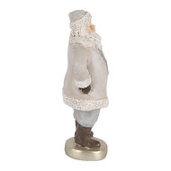 Clayre &amp; Eef   | Kerstdecoratie Kerstman Grijs 8x6x15 cm | 6PR5520