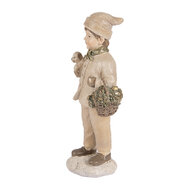 Clayre &amp; Eef   | Decoratie Kind Beige Bruin 9x7x18 cm | 6PR5535