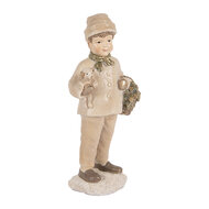 Clayre &amp; Eef   | Decoratie Kind Beige Bruin 9x7x18 cm | 6PR5535