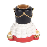 Clayre &amp; Eef   | Kandelaar Notenkraker Rood Wit 8x6x9 cm | 6PR5540