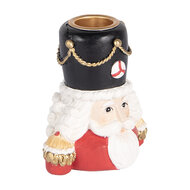 Clayre &amp; Eef   | Kandelaar Notenkraker Rood Wit 8x6x9 cm | 6PR5540
