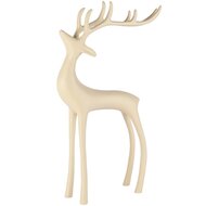 Dekoratief | Deco hert staand, cr?me, aluminium, 25x7x36cm | A258144