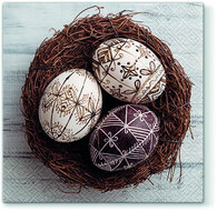 Dekoratief | Pakje 20 servetten &#039;Traditional Easter&#039; 33x33cm | A701395