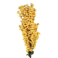 Clayre & Eef | Decoratie tak met bloemen Geel Groen 15x10x100 cm | 5PL0168Y