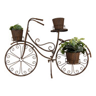 Clayre &amp; Eef   | Plantenstandaard fiets Bruin 107x35x70 cm | 5Y1266