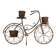 Clayre &amp; Eef   | Plantenstandaard fiets Bruin 107x35x70 cm | 5Y1266
