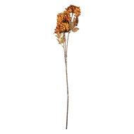 Clayre & Eef | Decoratie tak met bloemen Oranje Groen 10x8x76 cm | 5PL0193O