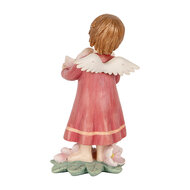 Clayre & Eef | Decoratie Engel Roze Beige 7x6x12 cm | 6PR5602