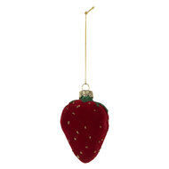 Clayre & Eef | Kersthanger Rood Groen 6x5x8 cm | 6GL5250