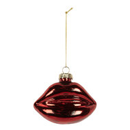 Clayre & Eef | Kersthanger Rood 8x4x7 cm | 6GL5261