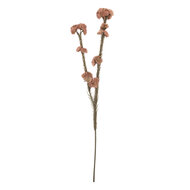 Clayre & Eef | Decoratie tak met bloemen Roze Groen 6x6x58 cm | 6PL0399P