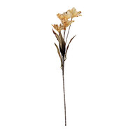 Clayre & Eef | Decoratie tak met bloemen Bruin Groen 8x5x60 cm | 6PL0403BE
