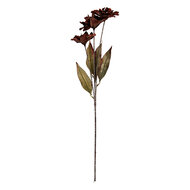 Clayre & Eef | Decoratie tak met bloemen Bruin Groen 8x5x60 cm | 6PL0403CH