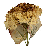 Clayre &amp; Eef   | Decoratie tak met bloemen Beige Groen 15x15x47 cm | 6PL0404CR