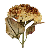 Clayre & Eef | Decoratie tak met bloemen Geel Groen 15x15x47 cm | 6PL0404Y