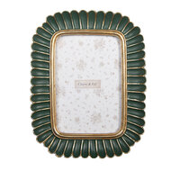 Clayre & Eef | Fotolijst Groen Goudkleurig 17x2x21 cm / 10x15 cm | 2F1281