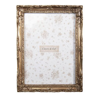 Clayre & Eef | Fotolijst Goudkleurig 16x2x21 cm / 13x18 cm | 2F1287