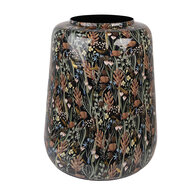 Clayre & Eef | Decoratie Vaas Zwart Groen ø 31x40 cm | 65886