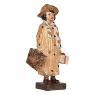 Clayre & Eef | Decoratie Kind Bruin Beige 14x9x27 cm | 6PR5555