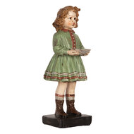 Clayre & Eef | Decoratie Kind Groen Beige 9x8x21 cm | 6PR5557