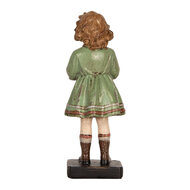 Clayre & Eef | Decoratie Kind Groen Beige 9x8x21 cm | 6PR5557