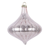 Clayre & Eef | Kerstbal Roze ø 10x10 cm | 6GL5145