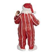 Clayre &amp; Eef   | Kerstdecoratie Kerstman Rood Wit 18x11x31 cm | 6PR5760