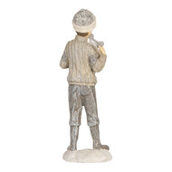 Clayre &amp; Eef   | Kerstdecoratie Kinderen set van 2 Grijs 8x7x22 cm | 6PR5920