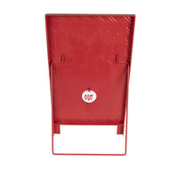 Clayre &amp; Eef   | Tekstbord Wit Rood 29x16x51 cm | 6Y5801