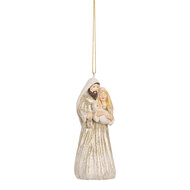 Clayre & Eef | Decoratie hanger Kerstgroep Beige 5x4x11 cm | 6PR5649