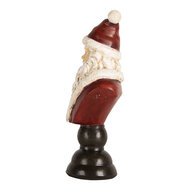 Clayre & Eef | Kerstdecoratie Kerstman Rood Wit 7x5x15 cm | 6PR5674