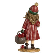 Clayre &amp; Eef   | Decoratie Kind Rood Groen 7x5x13 cm | 6PR5680
