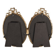 Clayre & Eef | Fotolijst Goudkleurig 21x2x16 cm / 9x13 cm (2) | 2F1290